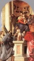 マドンナ 聖ルネサンスのパオロ・ヴェロネーゼとともに即位
